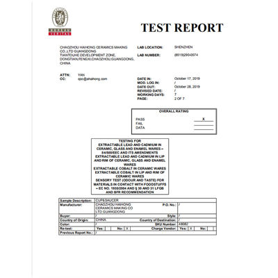 German Standard Safety Test Report